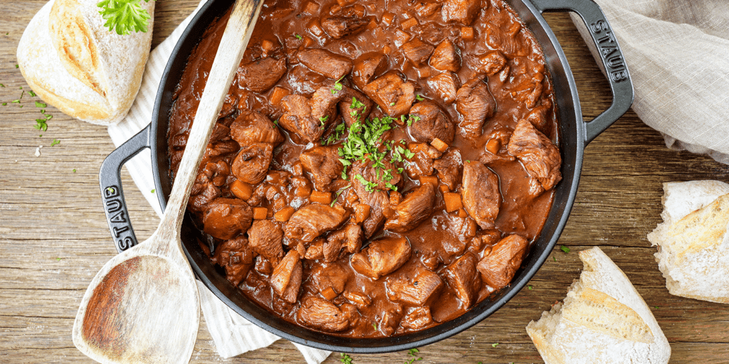 Puten-Gulasch — Wallners-Bioputen.de - Biogeflügel aus dem Dachauer Land